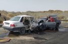 در برخورد پژو و پراید در همدان ۵ نفر جان باختند