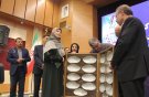 رونمایی از قرآن کتابت شده بر روی صدف دریایی