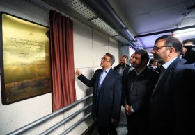  مجتمع اداری و پارکینگ طبقاتی آمادای با حضور معاون رئیس‌جمهور افتتاح شد