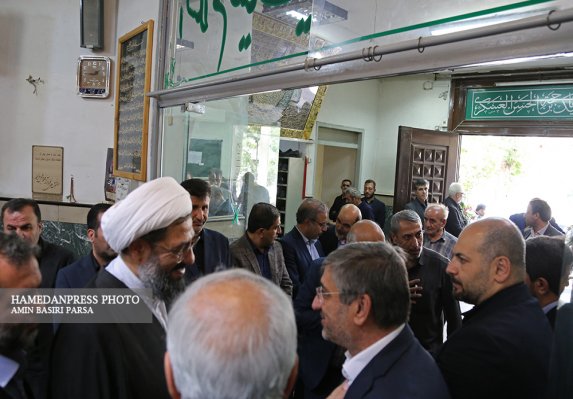 مراسم یادبود استاندار اسبق همدان 