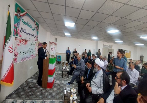 بهره‌برداری از مدرسه ۹ کلاسه «شهید بهشتی» ملابداغ در هفته دولت