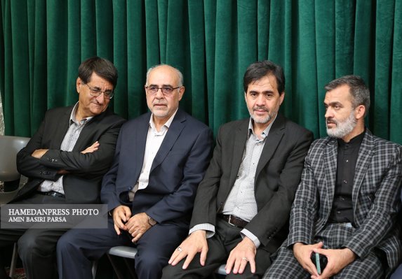 مراسم یادبود استاندار اسبق همدان 