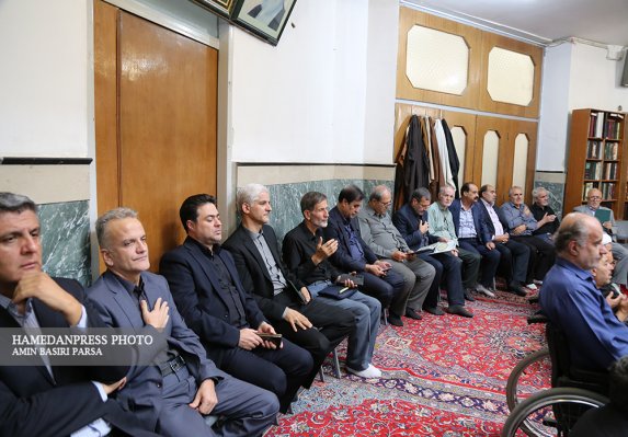 مراسم یادبود استاندار اسبق همدان 
