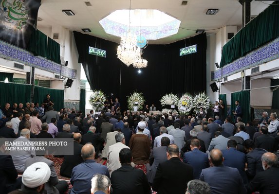 مراسم یادبود استاندار اسبق همدان 