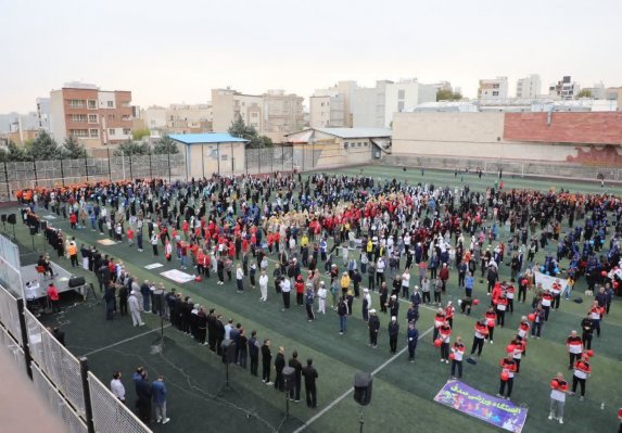 گردهمایی بزرگ ۳۵۰۰ نفری همدانی‌ها در هفته تربیت‌بدنی