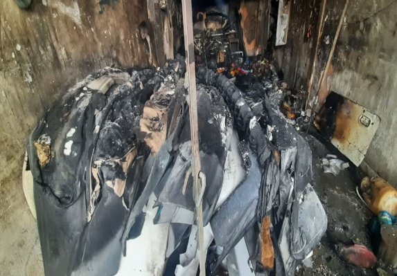 اطفاء حریق گسترده در کارگاه سپرسازی/امدادرسانی به سه حادثه در همدان